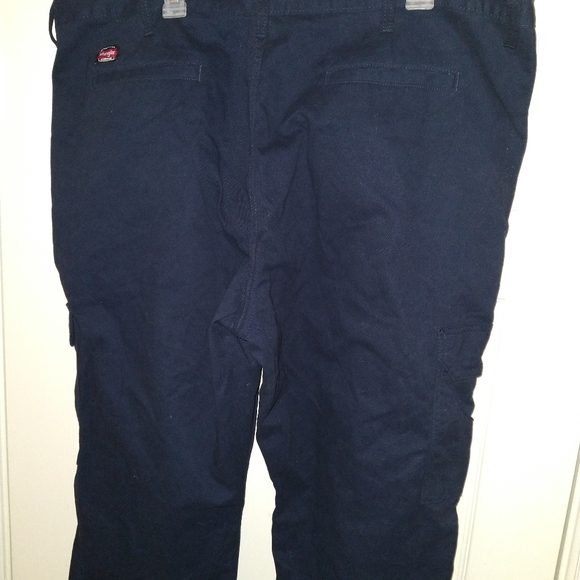 Wrangler Workwear Blue Cargo Pants Men's sz 42x30. - Picture 6 of 8